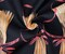 Black-Yellow-Red Ribbon Straw Printed Linen Woven Fabric By the Yard